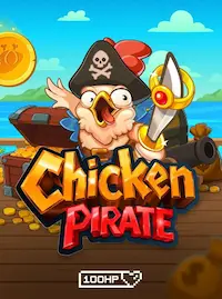 Chicken Pirate crash game at BAJILO COM
